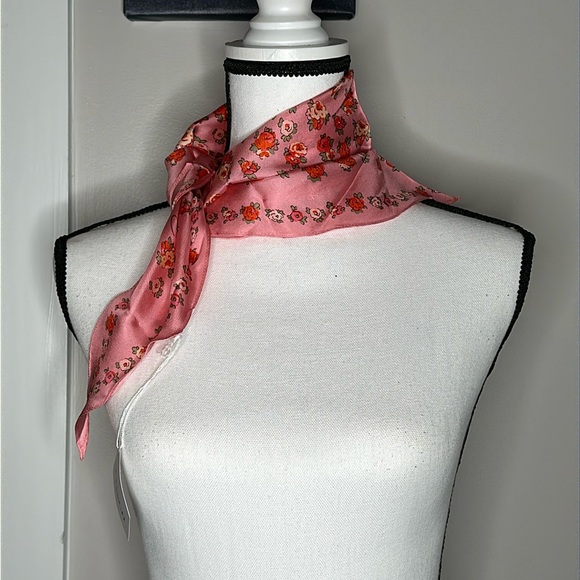 NWT Coach Silk Diamond Scarf - Picture 1 of 7